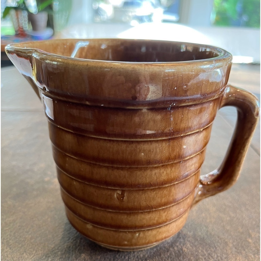 Primitive Little Brown Pitcher